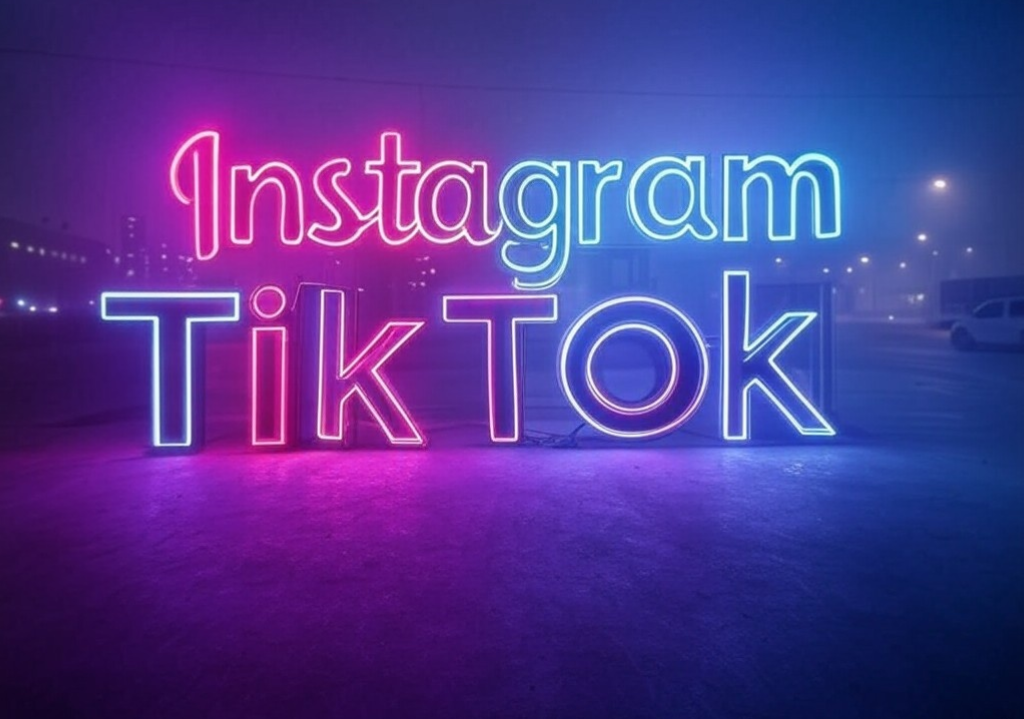 Instagram、TikTok